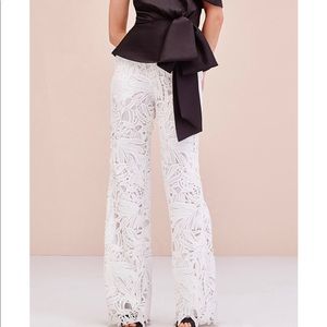 Sachin & Babi Ruth flare lace pant.